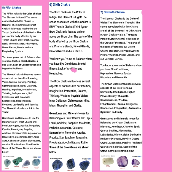 CHAKRA STONES 101 - JUST FOR FUN AND KNOWLEDGE. - Picture 4 of 13